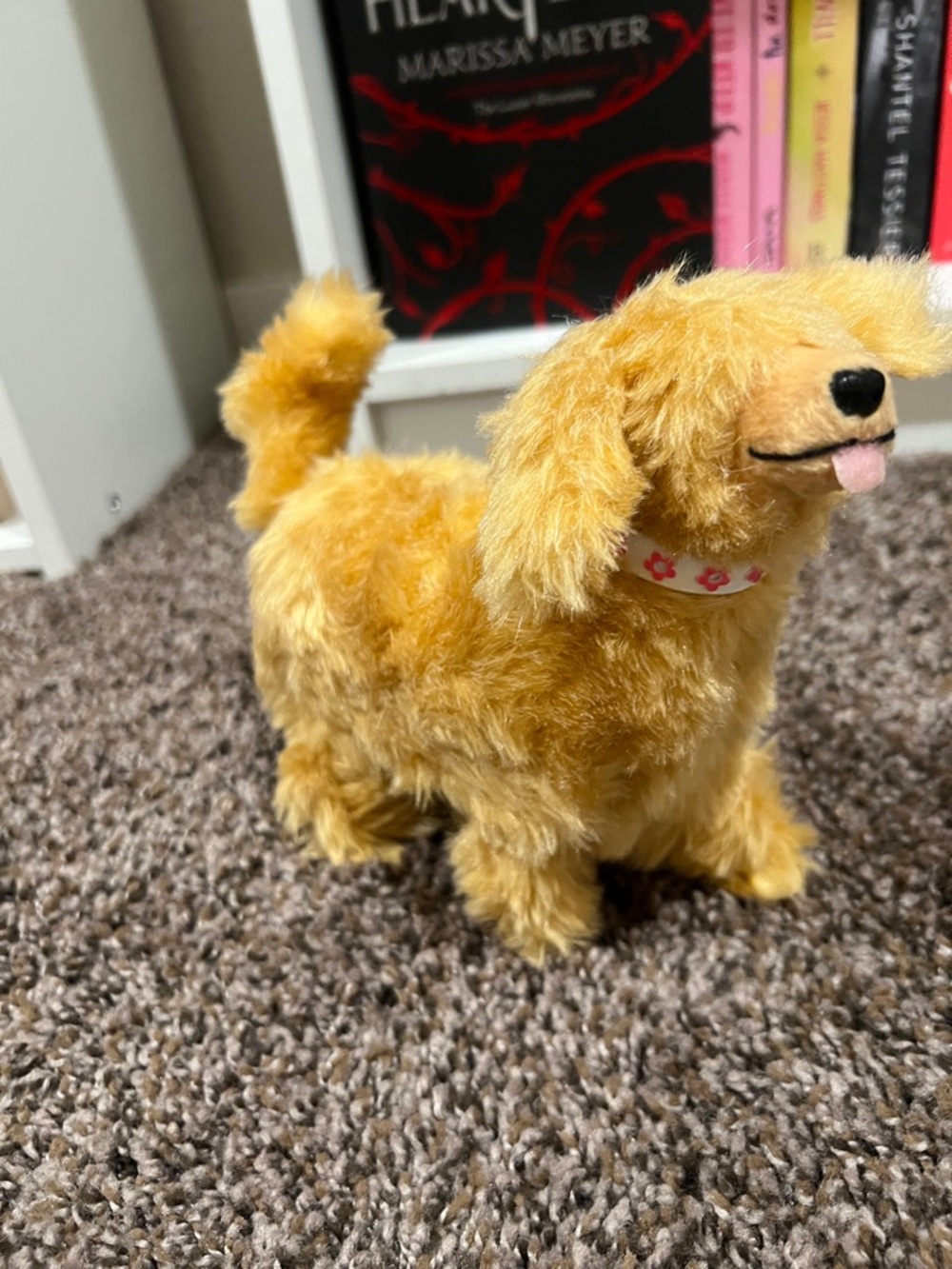 1997 Barbie Ginger Walking Dog